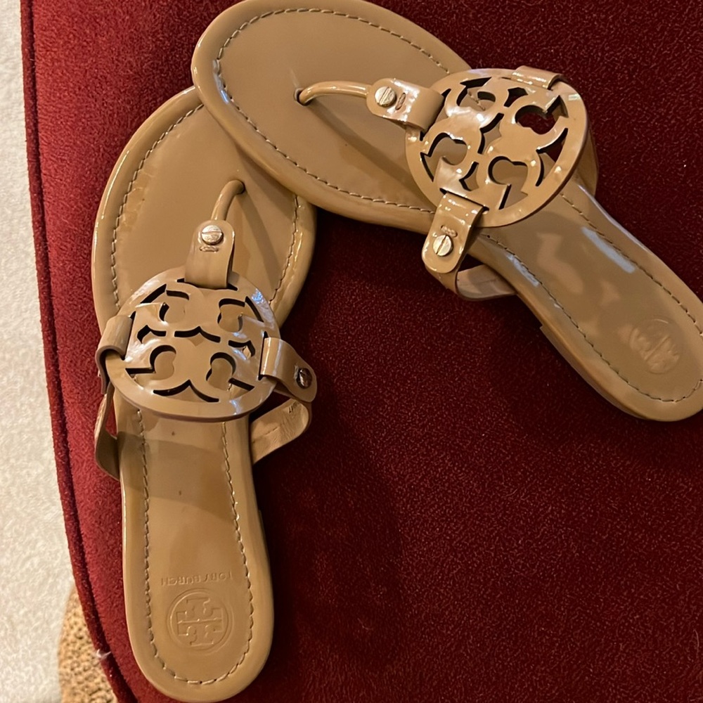 Tory Burch Miller patent sandal
